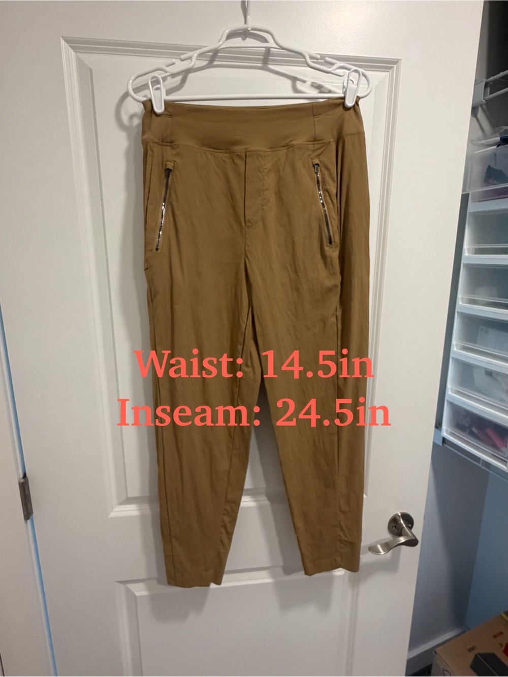 Athleta - Trekkie Pants in burnt khaki